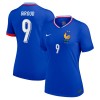 Maillot de Supporter France Giroud 9 Domicile Euro 2024 Pour Femme